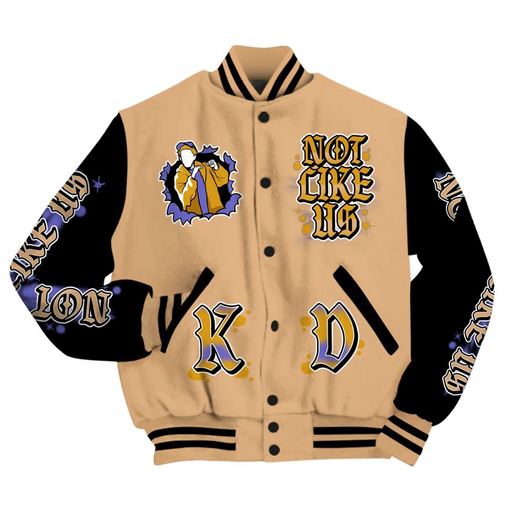 Varsity Jacket To Match SE Afrobeats 7s - None Like Us Graphic All Over Print