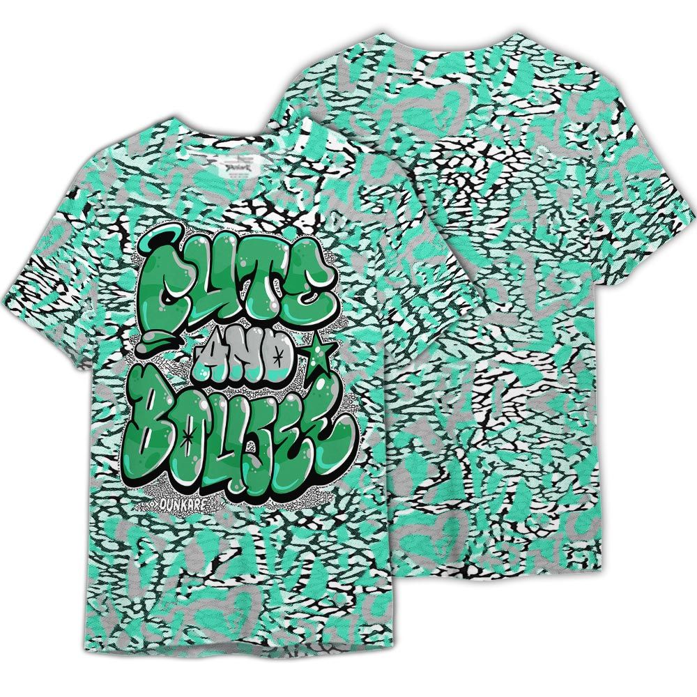Shirt To Match Black Green Glow 3s - Cute And Boujee Graphic Heart Shirt Unisex