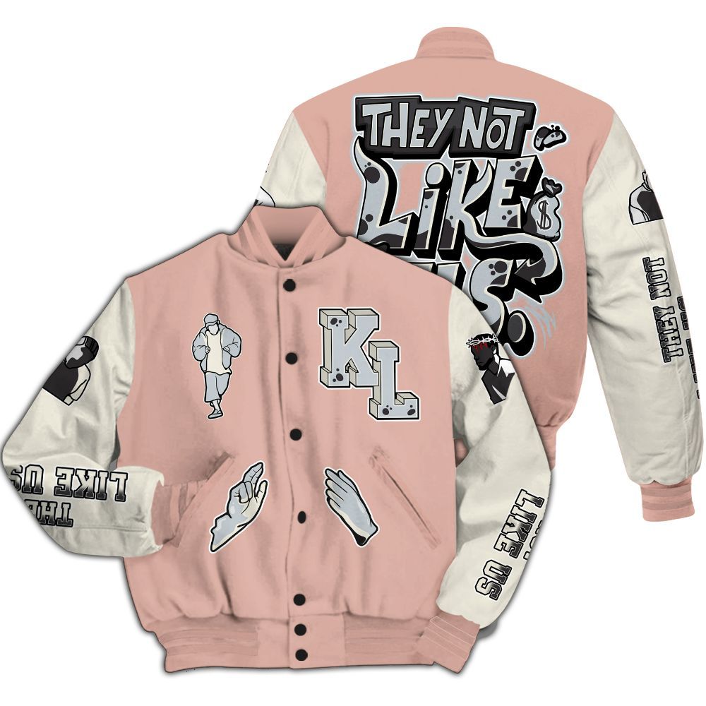 Varsity Jacket To Match Air Force Low 1 Arctic Orange - Dislike Us Graphic All Over Print