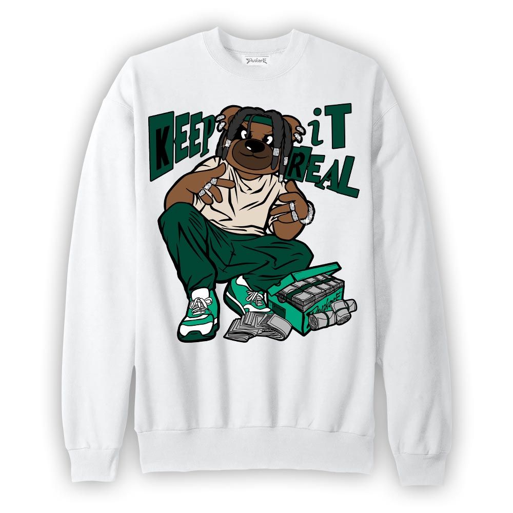 Sweatshirt To match Oxidized Green 4s Sweatshirt - Keep_in Auth Bear Graphic