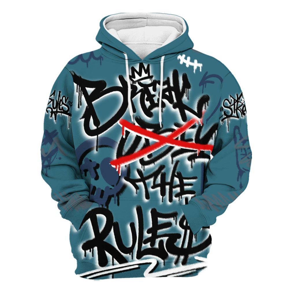 Hoodie To Match Air Foamposite Kazuya Mishima - Break Rules Streetwear All Over Print