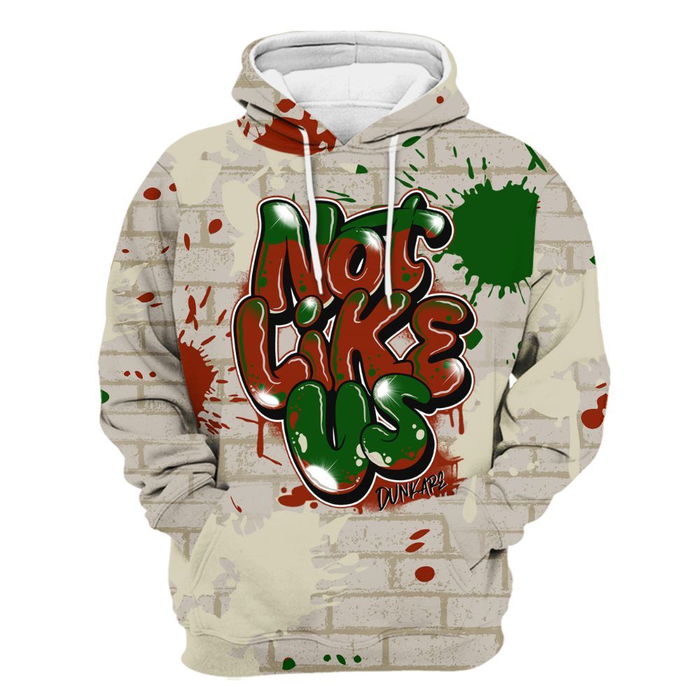 Hoodie To Match El Grito 5s - None Like Us Graphic Brick Art All Over Print