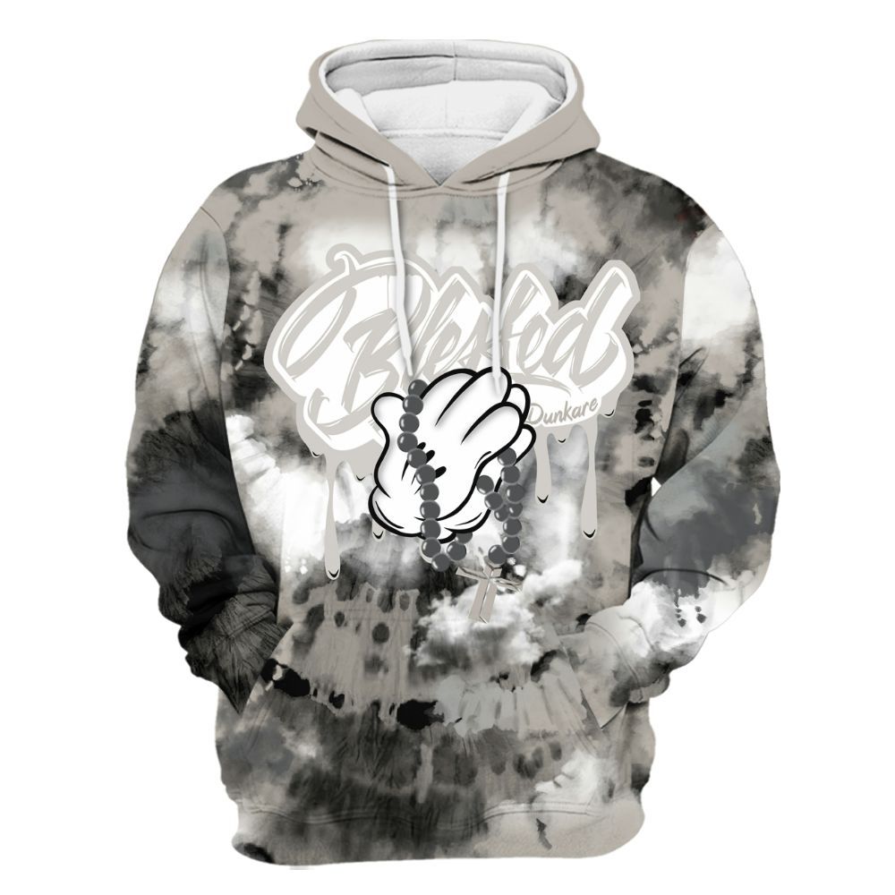 Hoodie To Match Dunk Low Appears Oreo - God Blessed Tie Dye All Over Print