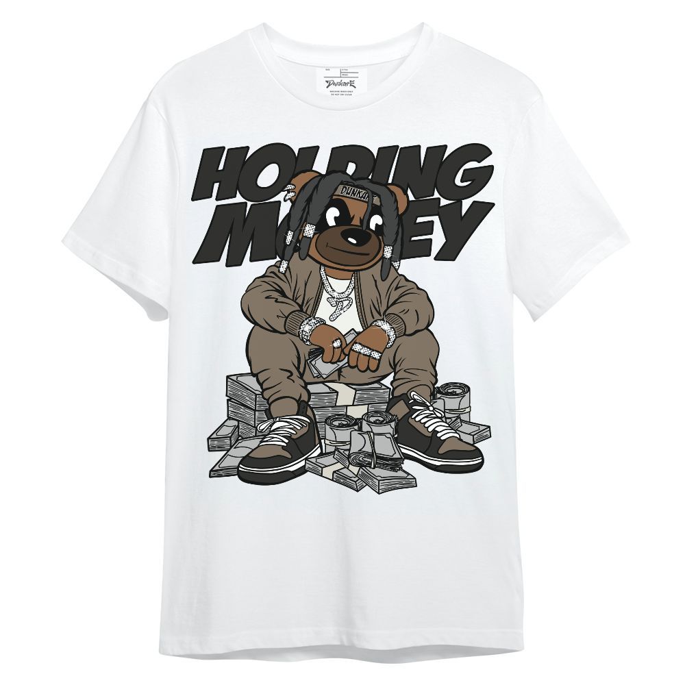 Shirt To Match Low OG Dark Mocha 1s - Possessing Moneys Bear Unisex Shirt