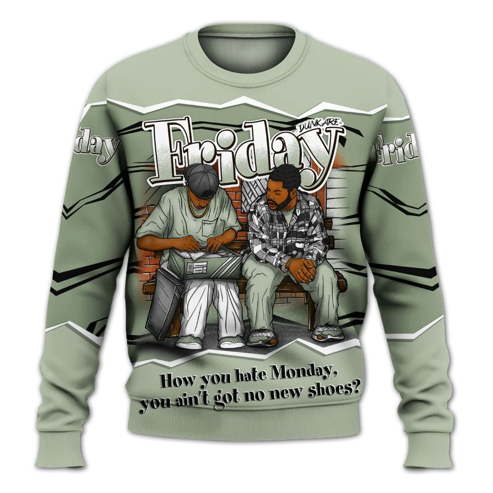 Sweatshirt To Match Seafoam Sail 4s - Friday Movie 90s TV All Over Print