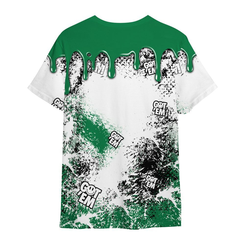Shirt To Match Pine Green 13s - Dripping 23 Drip All Over Print