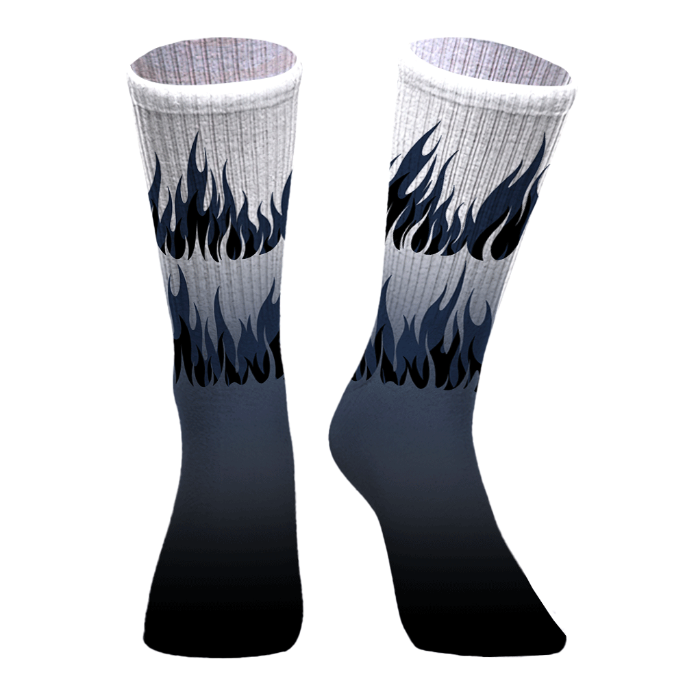 Sock To Match Retro Olympic 6s - Fire Graphics Graphic Unisex