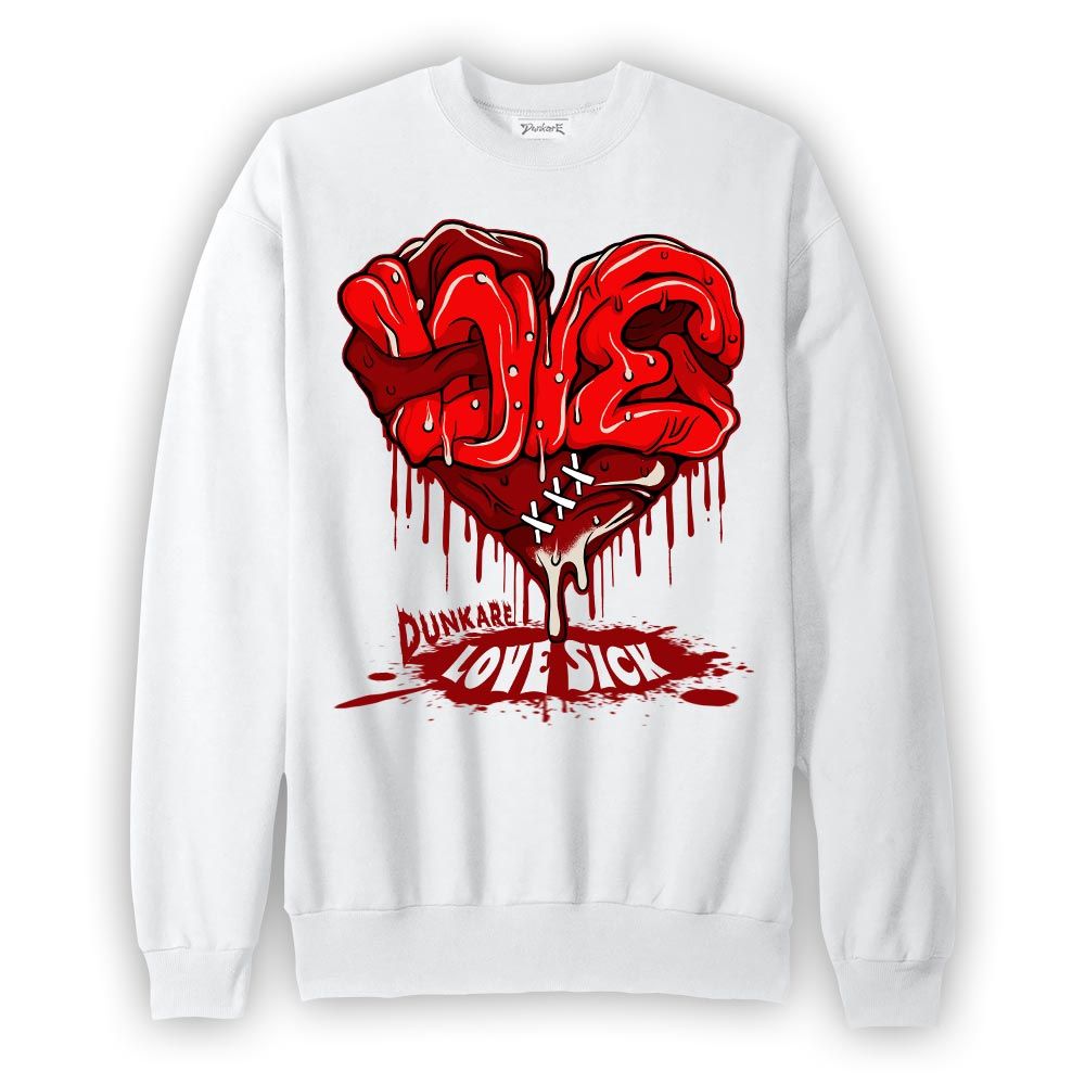 Sweatshirt To match Sweatshirt Love Sick, 13 Bred Reimagined Sweatshirt To Match Sneaker 2404 PAT