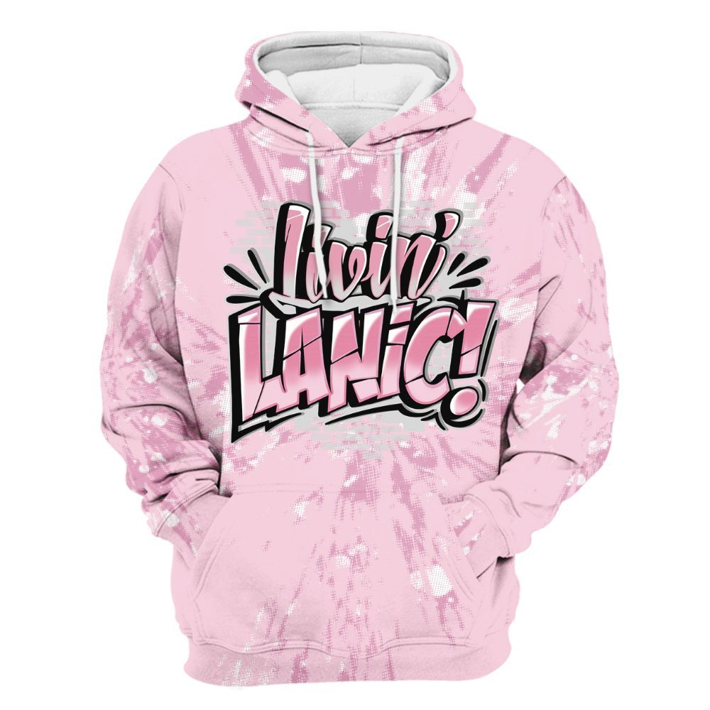 Hoodie To Match Orchid 4s - Living Large Graphic Luxury All Over Print