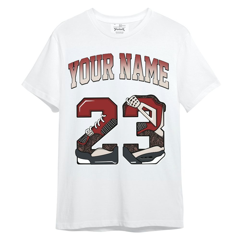 Shirt To Match World’s Best Dad 3s - Custom Name Number 23 Dirty 4s Graphic