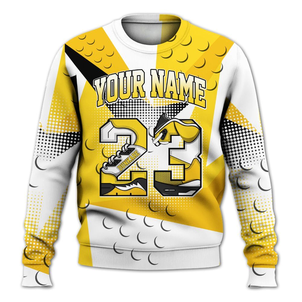 Sweatshirt To Match Retro Thunder 4s - Poly Custom Name Number 23 5s All Over Print