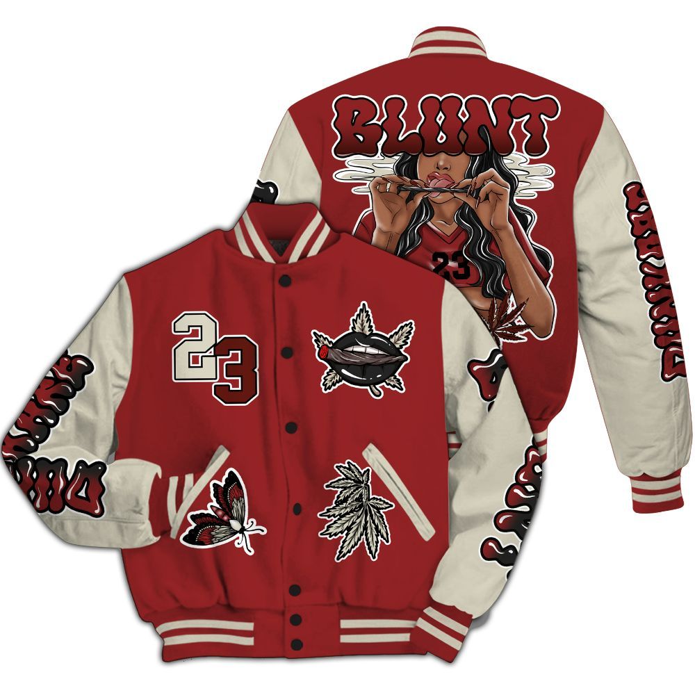Varsity Jacket To Match High 85 Bred 1s - Bluntz Unique All Over Print