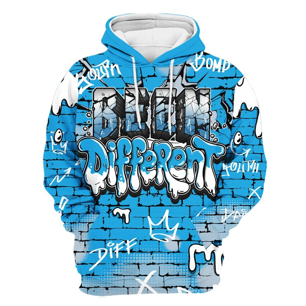 Hoodie To Match University Blue Low 2026 11s - Been Different All Over Print