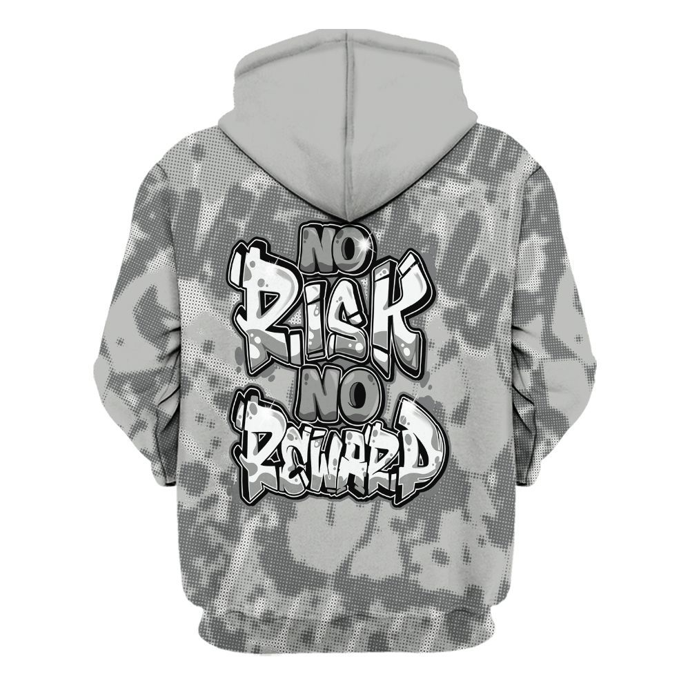 Hoodie To Match Paris Cement Grey 4s - No Risks No Reward Street All Over Print