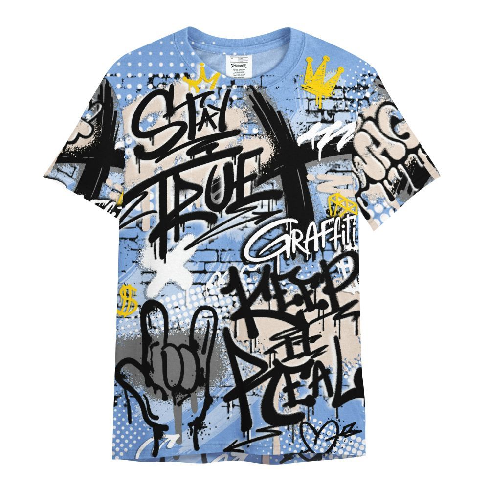 Shirt To Match Air Max 1 Royal Pulse - True It Real Graffiti Streetwear All Over Print