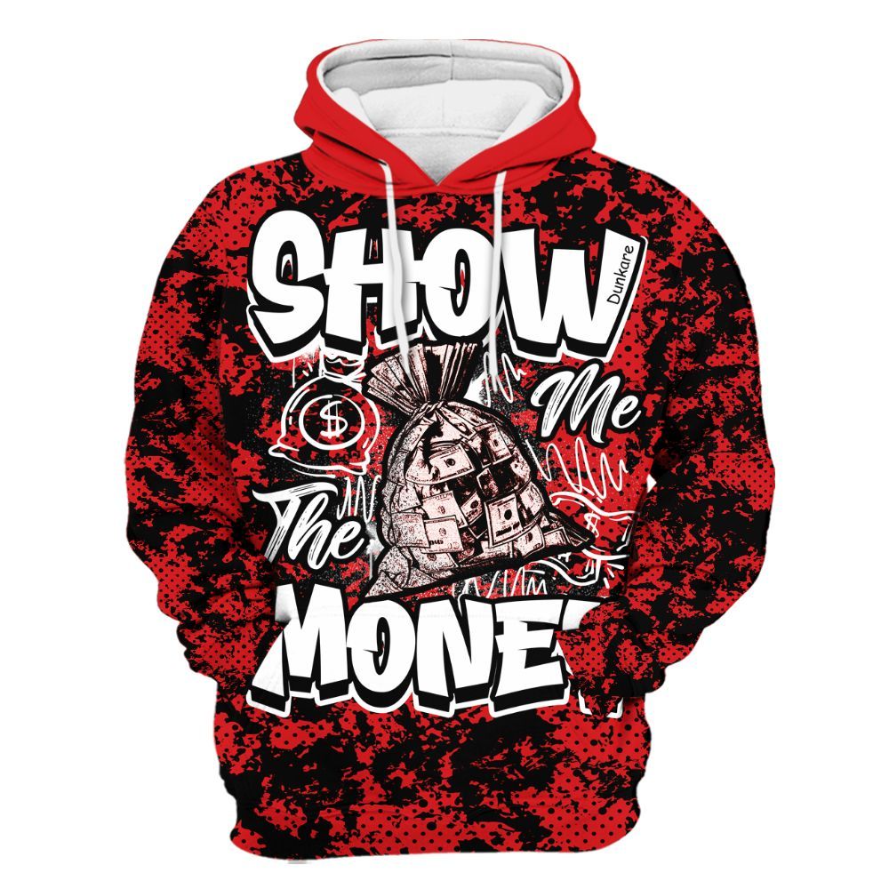 Hoodie To Match Scoot Zeros Retro Portland - Show Me The Money Retro All Over Print