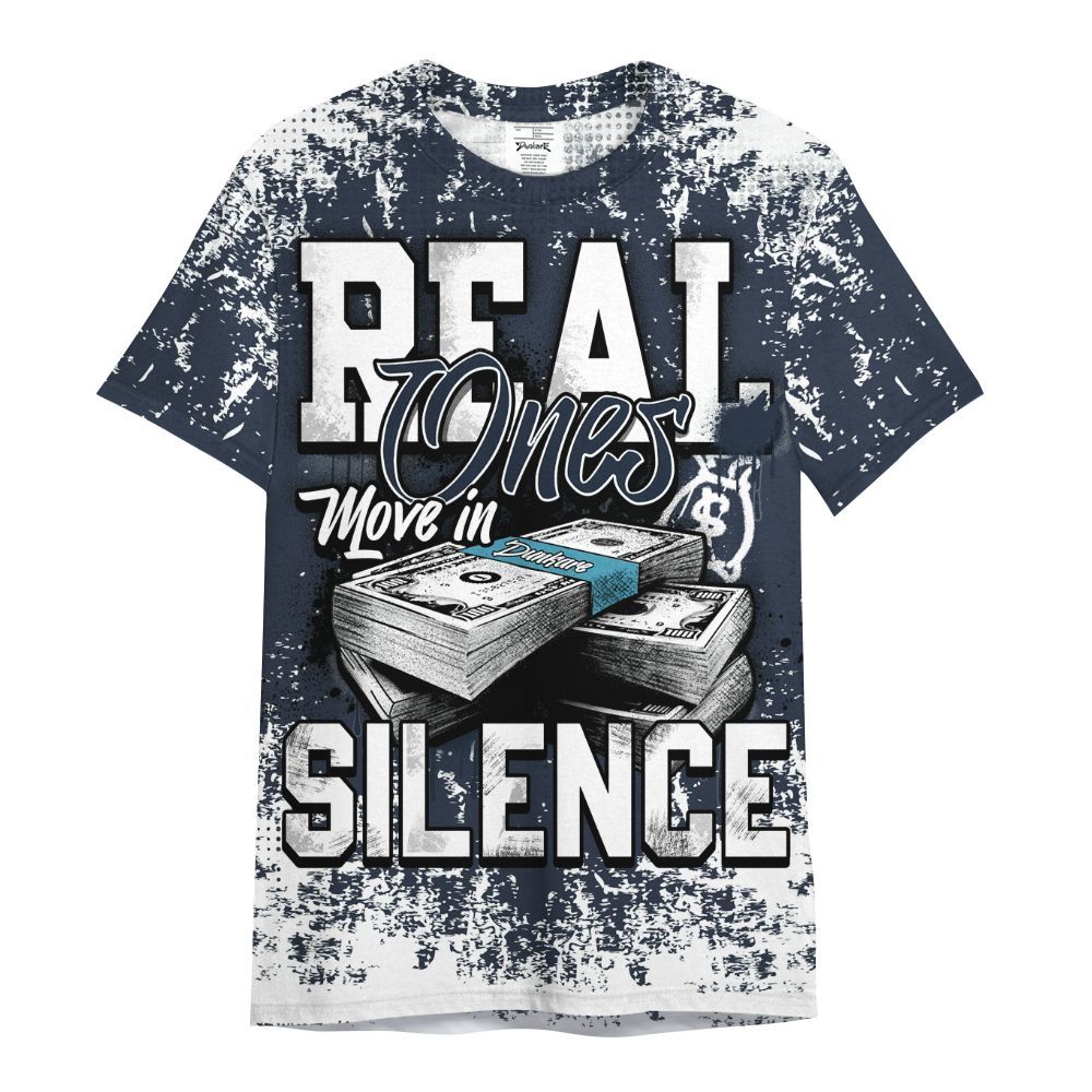 Shirt To Match Retro Obsidian 13s - Move In Silence Money Street Retro All Over Print