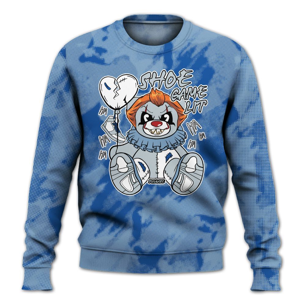 Sweatshirt To Match Low Space Jam 11s - Shoe Game Bear Abstract Halftone All Over Print