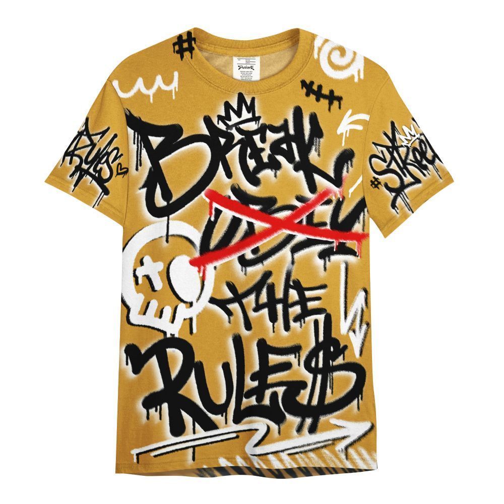 Shirt To Match Dunk Low Wheat Pale Ivory - Break Rules Streetwear All Over Print
