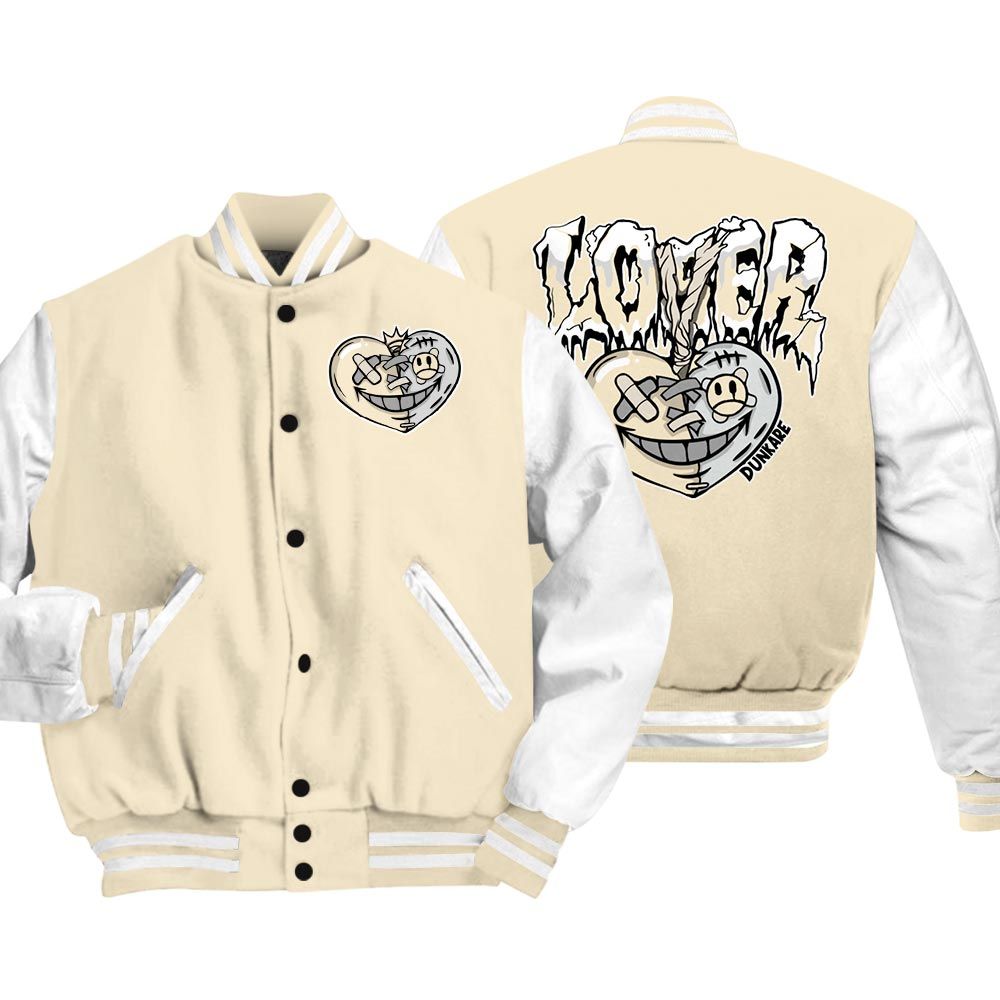 Varsity Jacket To Match Reverse Oreo 6s - Love Loser Varsity Jacket Unisex 0905 PAT