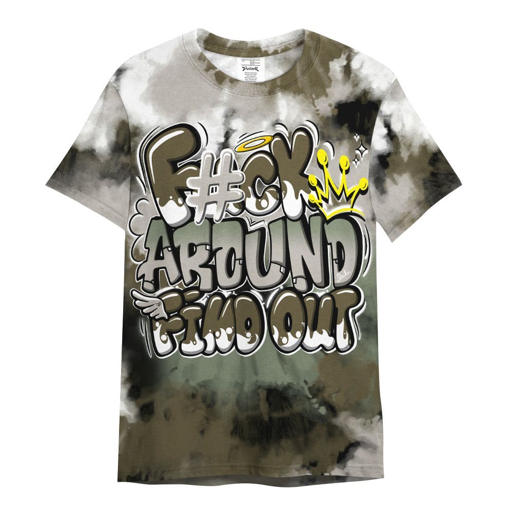 Shirt To Match Dunk Low Year Of The Snake - Tie Dye FK Around Find Out All Over Print