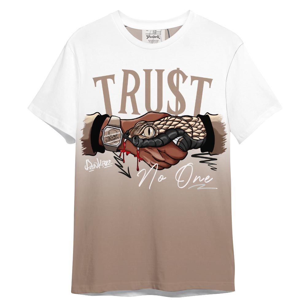 Shirt To Match T-Shirt Snake Trust No One Drip, OG Latte 1s T-- To Match Sneaker OG Latte 1s 2504 NCT