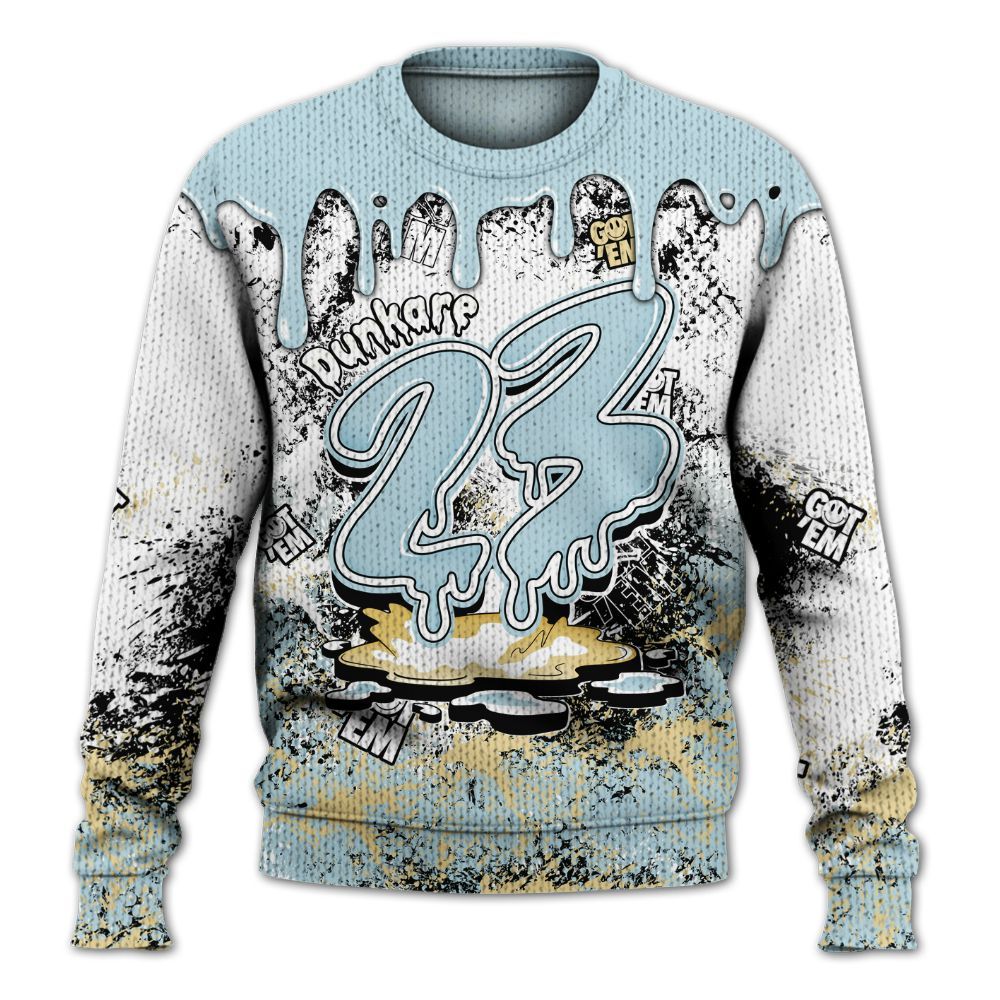 Knitted Sweater To Match Low Year Of The Snake 11s - Dripping 23 Drip