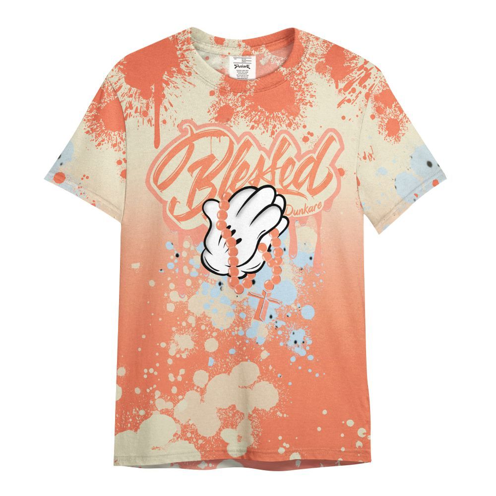 Shirt To Match DJ Khaled Crimson Bliss 5s - God Blessed Ink Drip All Over Print