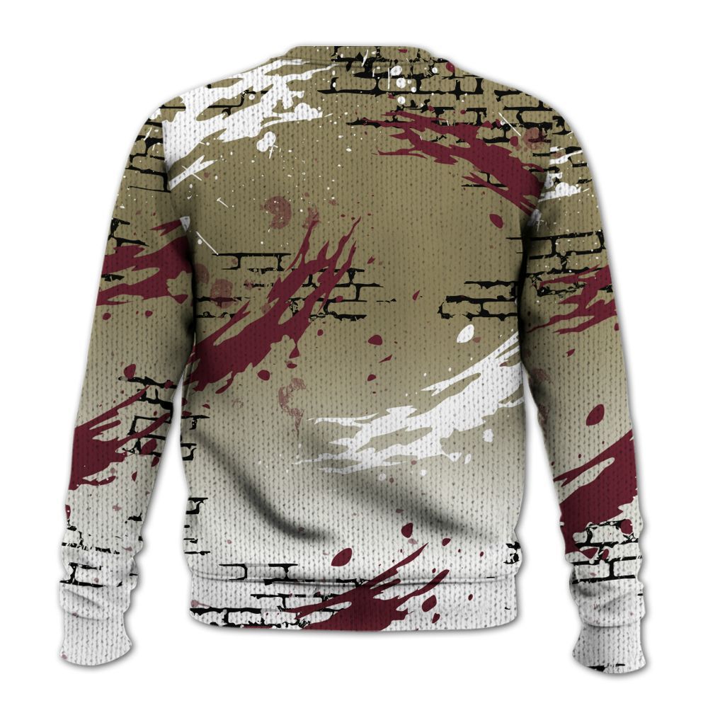 Knitted Sweater To Match Black Olive 7s - Values Of Loyalty Drip