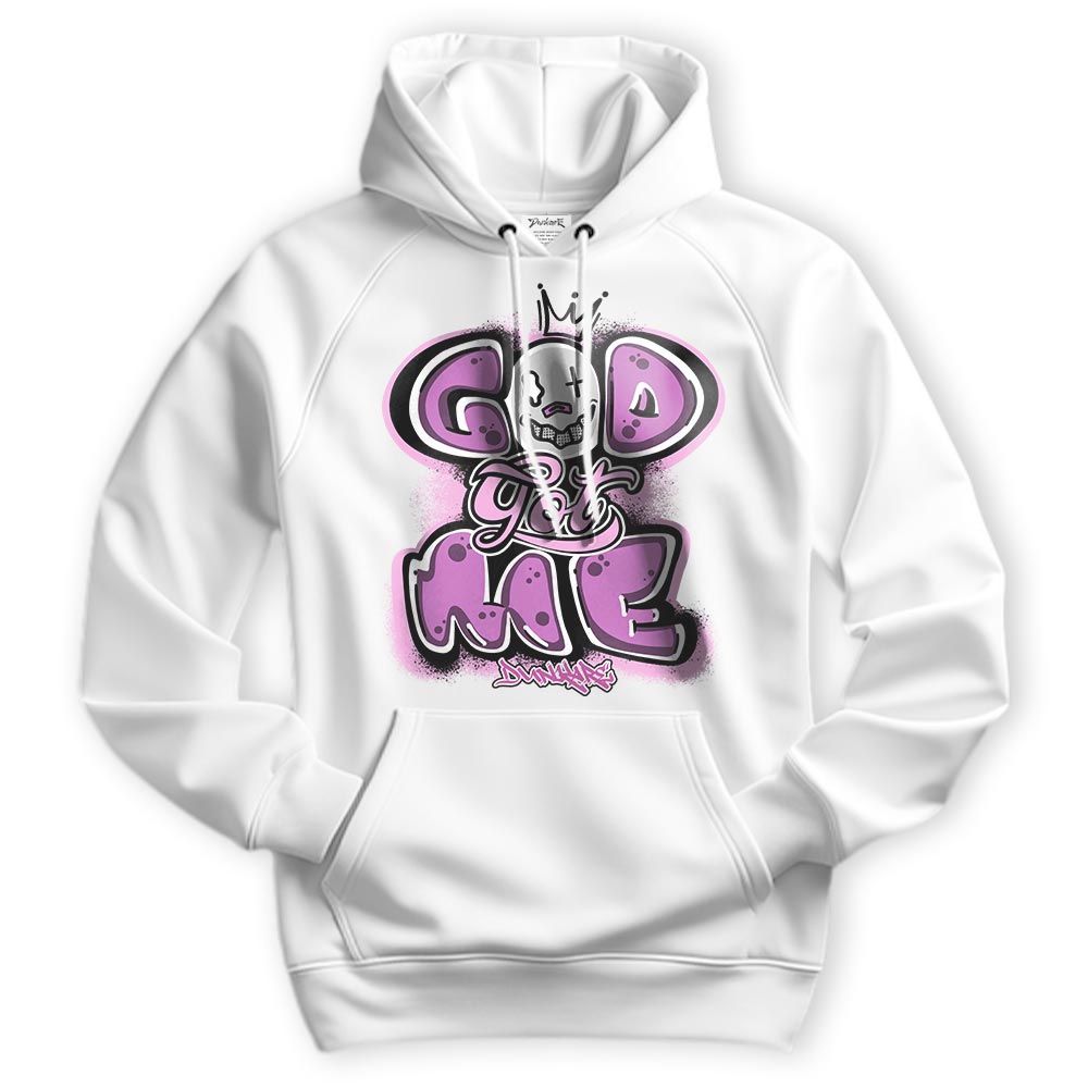 Sweatshirt To Match Hyper Violet 4s Hoodie - God Got Graffiti Hoodie Unisex