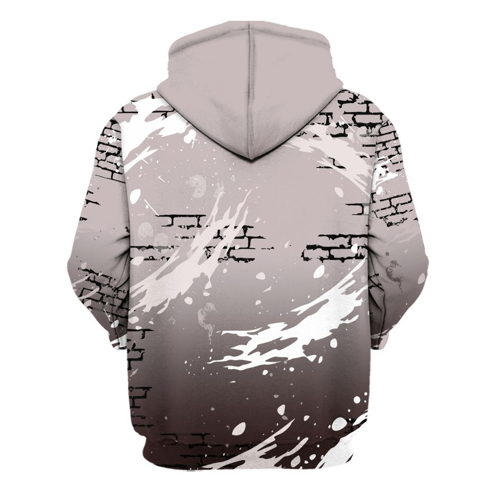 Hoodie To Match AMM Air Smokey Mauve 6s - Values Of Loyalty Drip All Over Print