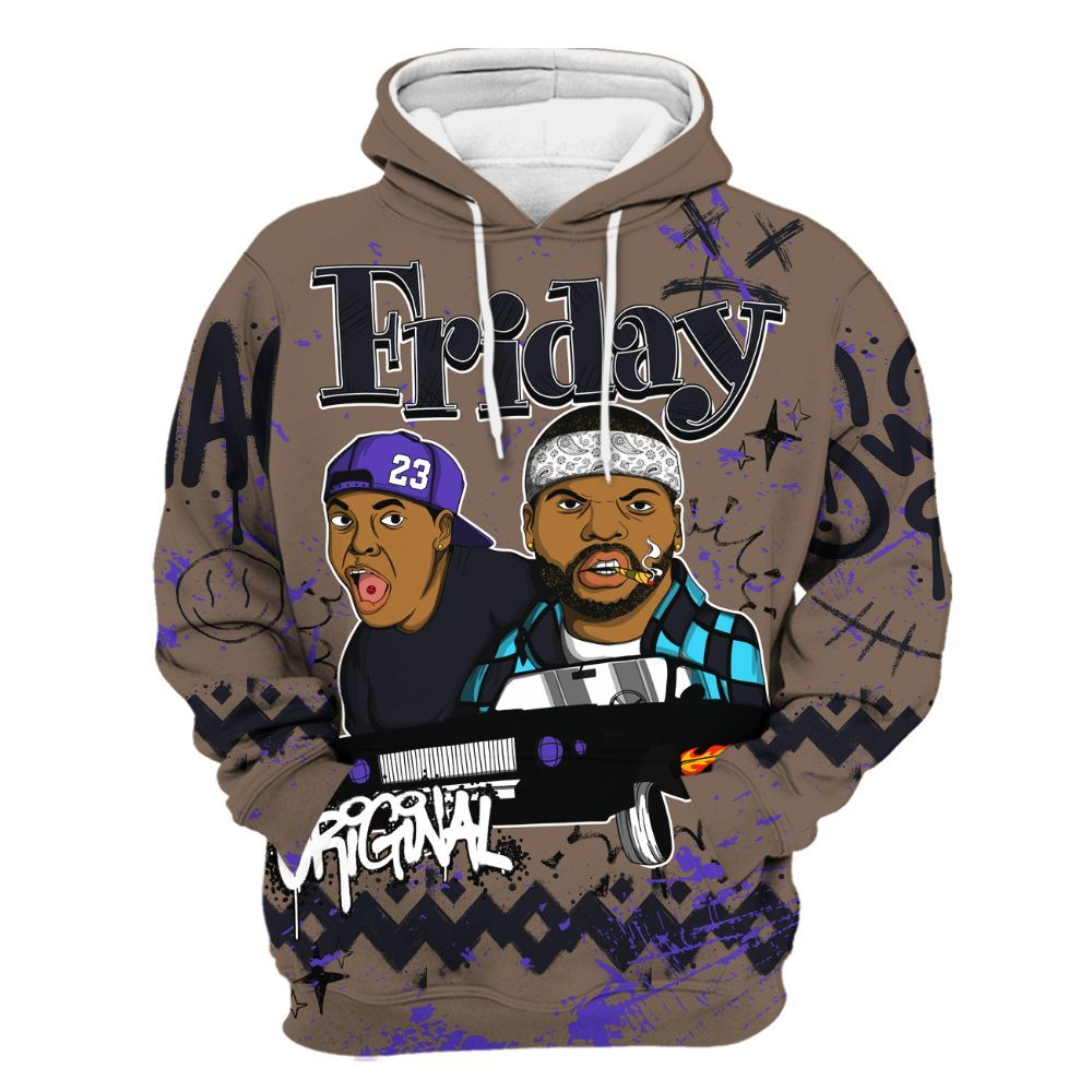 Hoodie To Match Olive Concord 9s - Friday Sneaker Crayon All Over Print