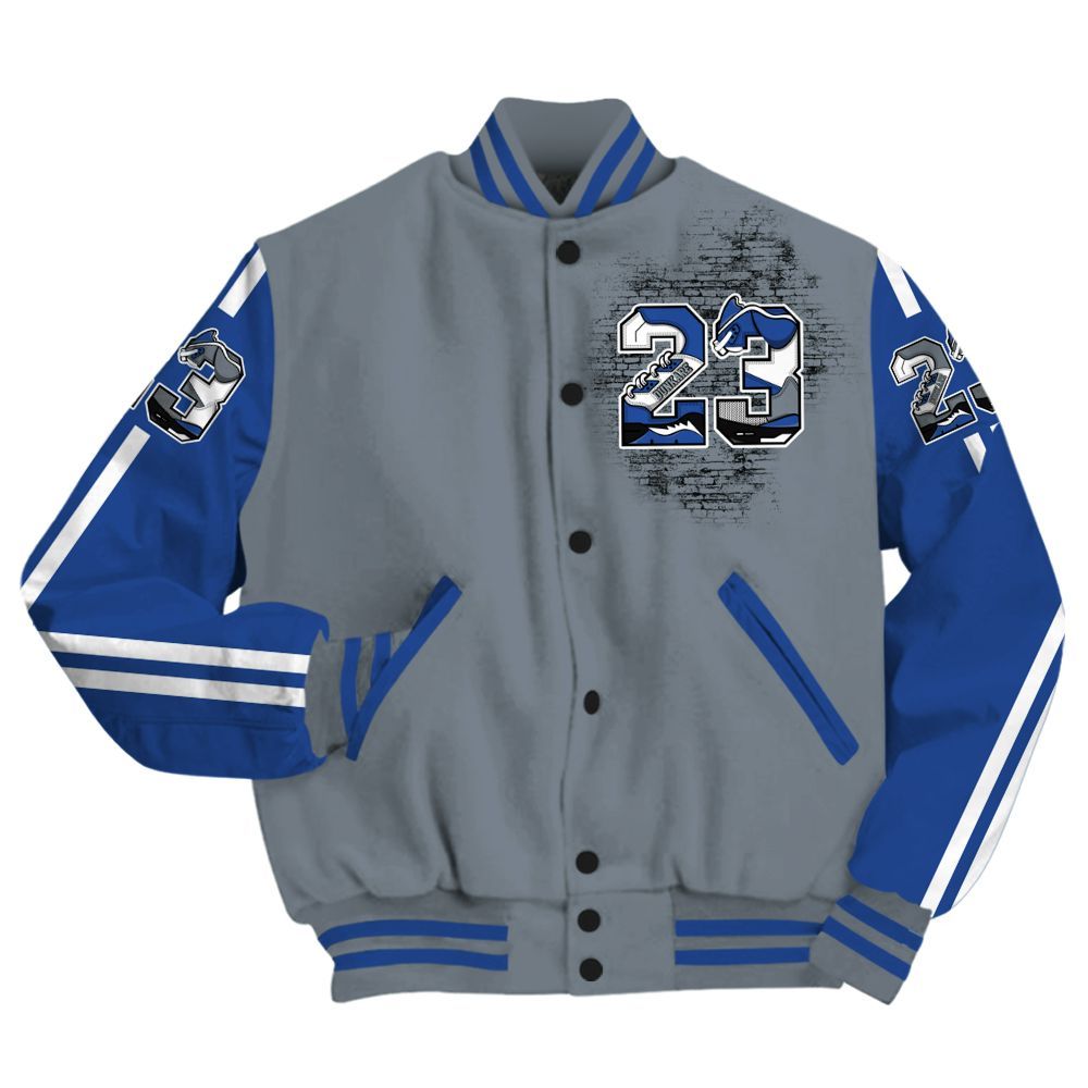 Varsity Jacket To Match RS-X GS League - Custom Name Number 23 5s All Over Print