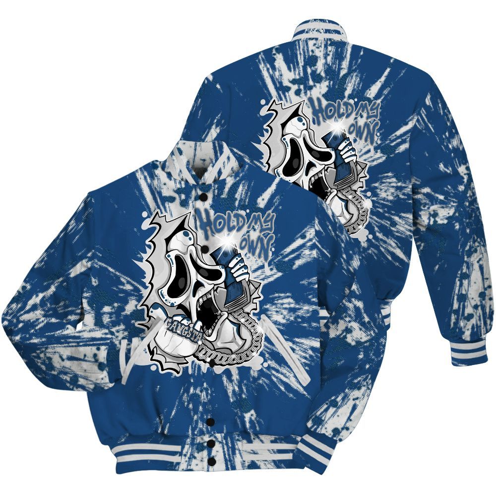 Varsity Jacket To Match High OG Midnight Navy 1s Shirt - Hold My Own Graphic Halloween All Over Print