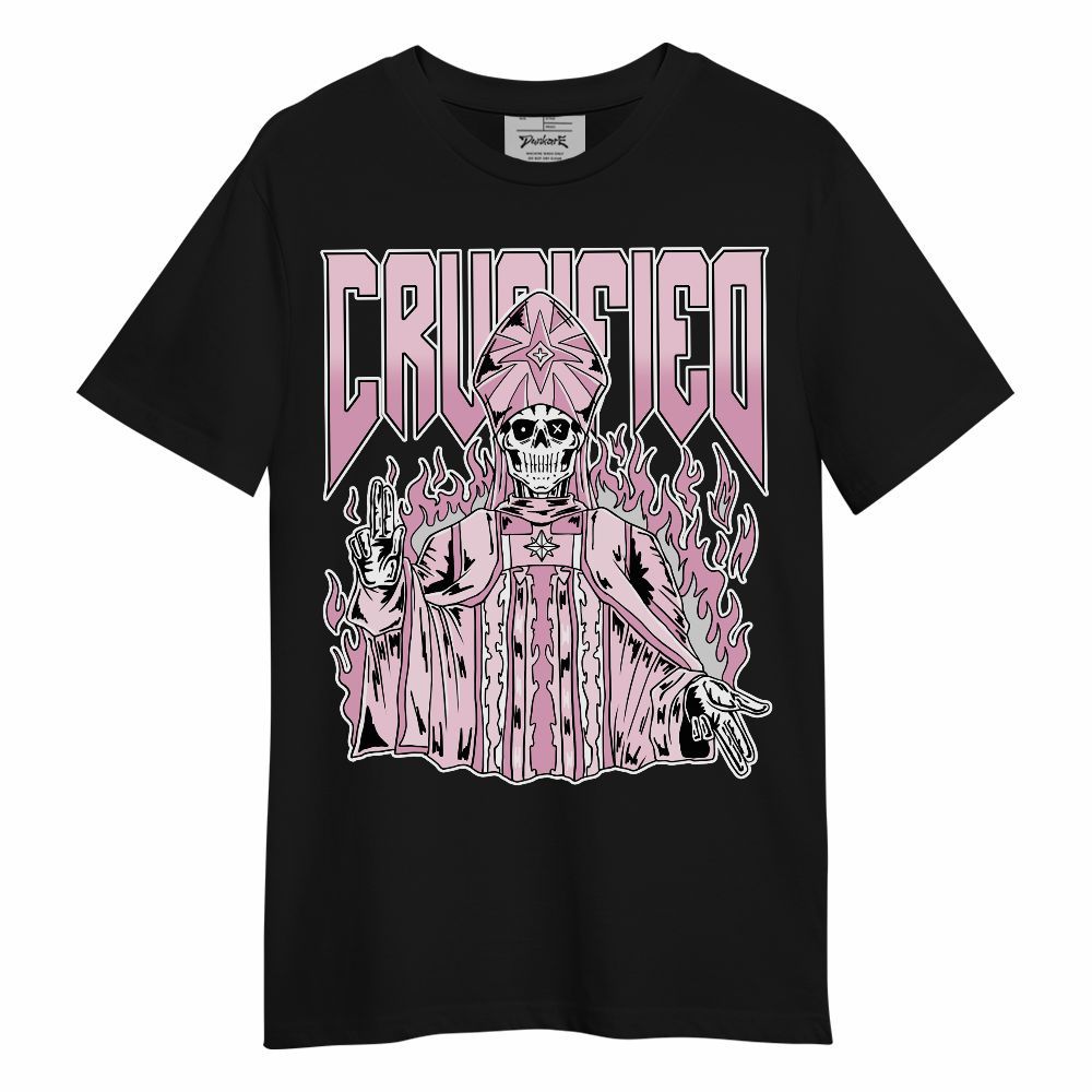 Shirt To Match Orchid 4s - Crucified Skeleton Unisex Shirt