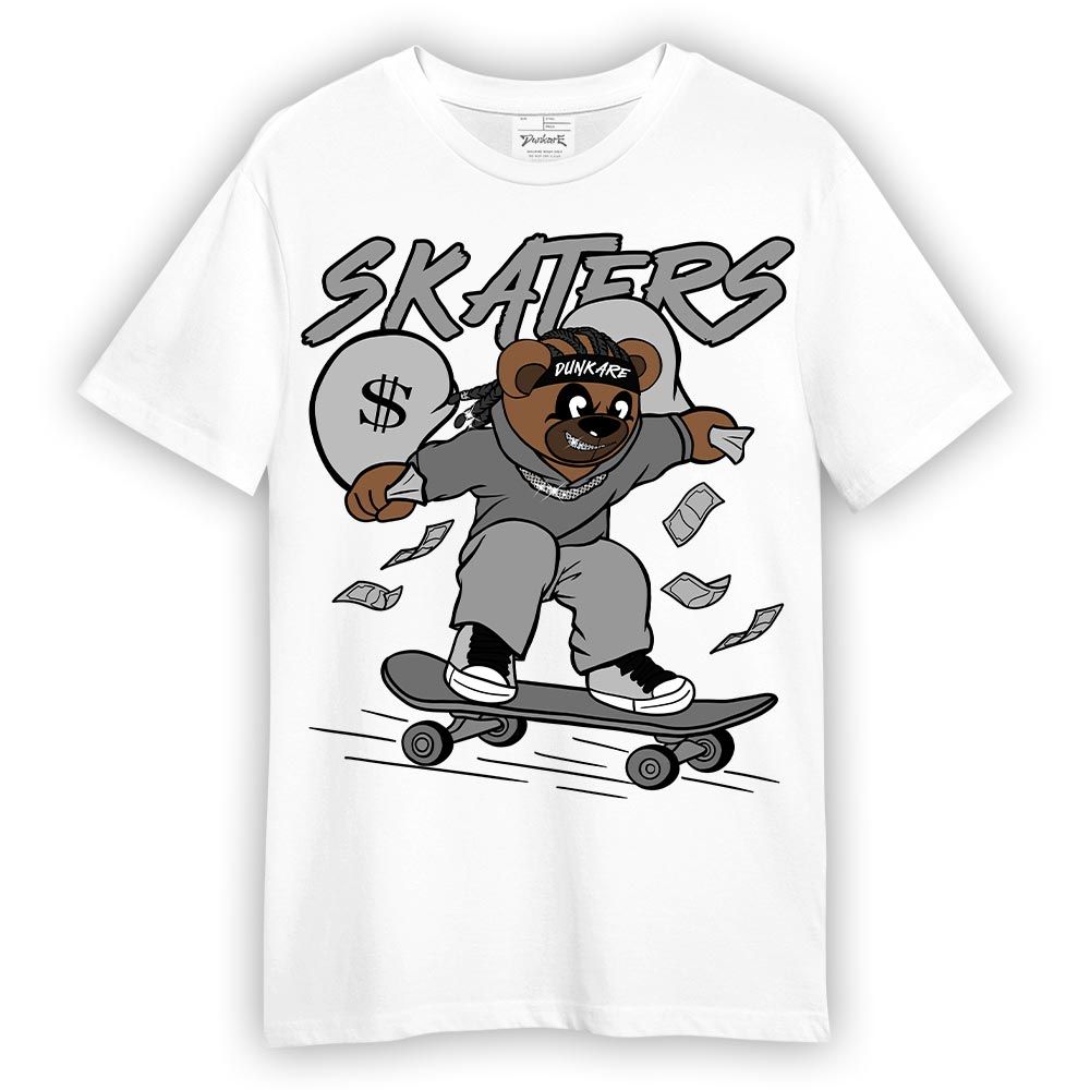 Shirt To Match Black Wolf Grey 12s - Skaters Bear Shirt Unisex