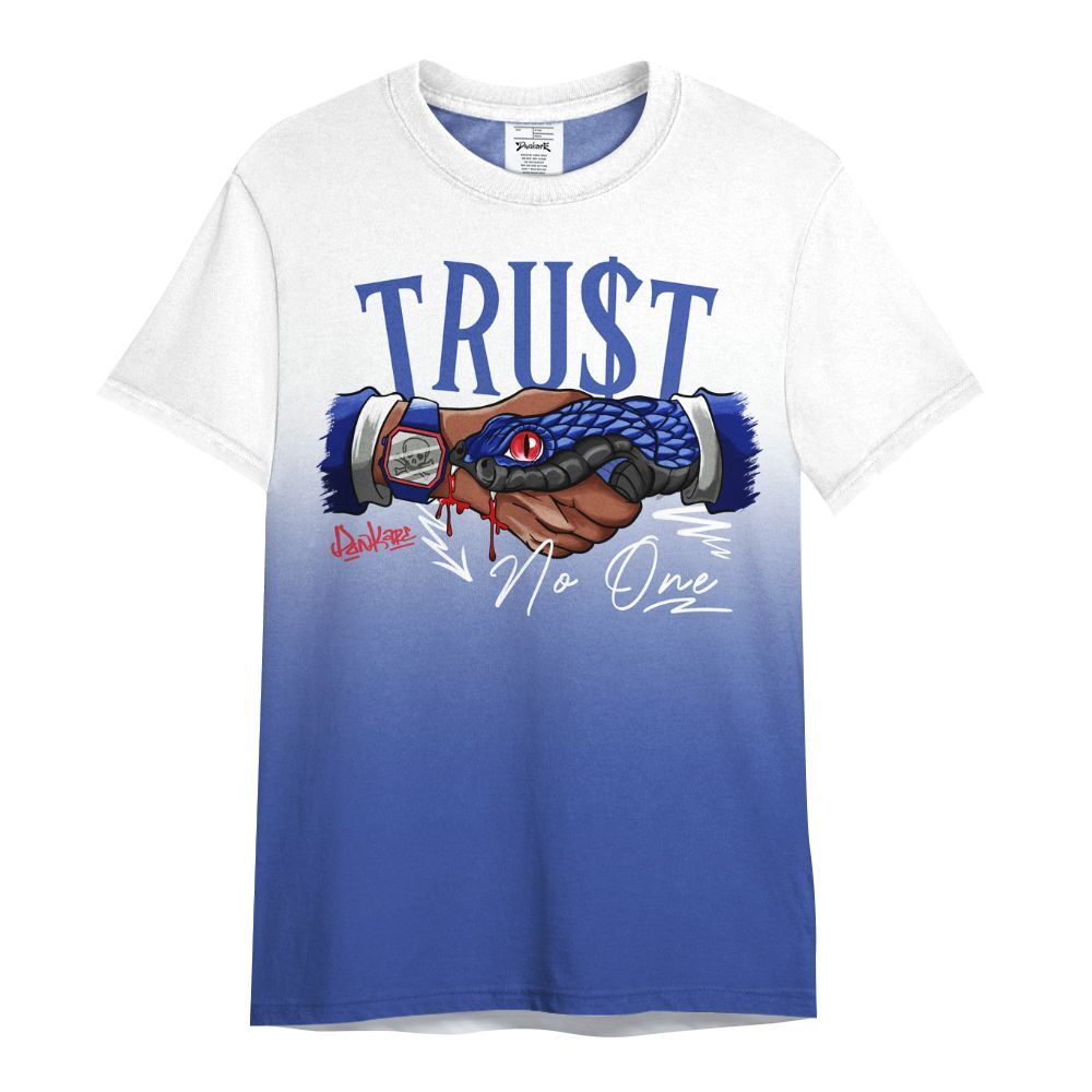 Shirt To Match Air Griffey Max USA Red White Blue 1s - Snake Trust No One Drip All Over Print