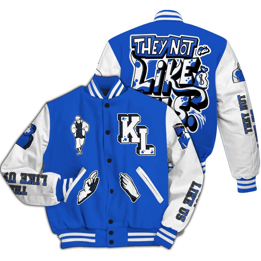 Varsity Jacket To Match Retro Stealth 5s - Dislike Us Graphic All Over Print