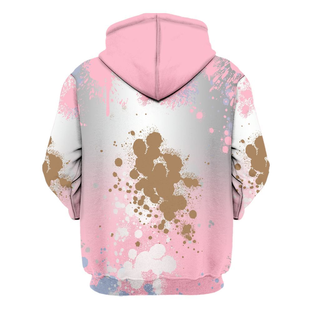 Hoodie To Match Retro 35th Anniversary 5s - God Blessed Ink Drip All Over Print