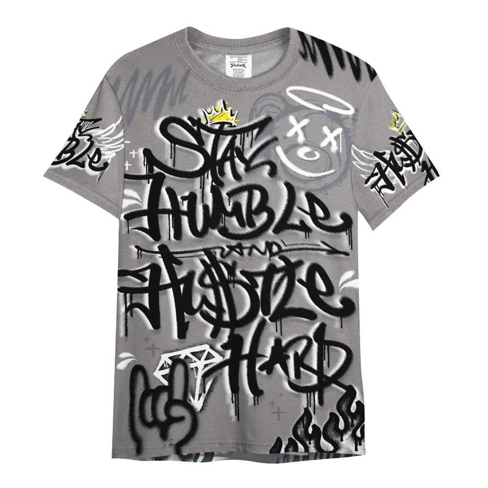 Shirt To Match Cool Grey 11s - Humble Drip Streetwear Graffity All Over Print