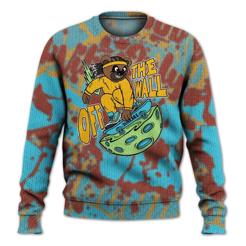 Knitted Sweater To Match SB Dunk Di'Orr Greenwood - Quirky Bear Street