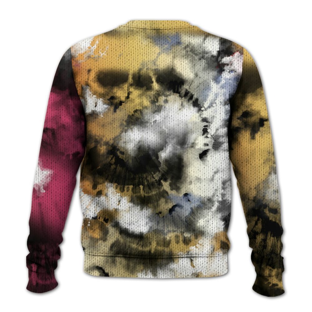 Knitted Sweater To Match Air Griffey Max Los Angeles 1s - God Blessed Tie Dye