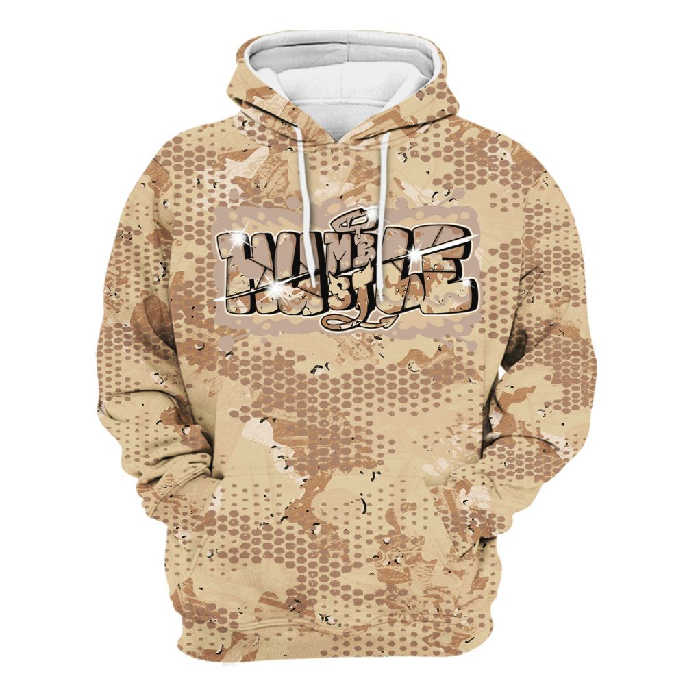 Hoodie To Match Desert Camo 3s - Humbled Hustles Graphic Banknotes All Over Print