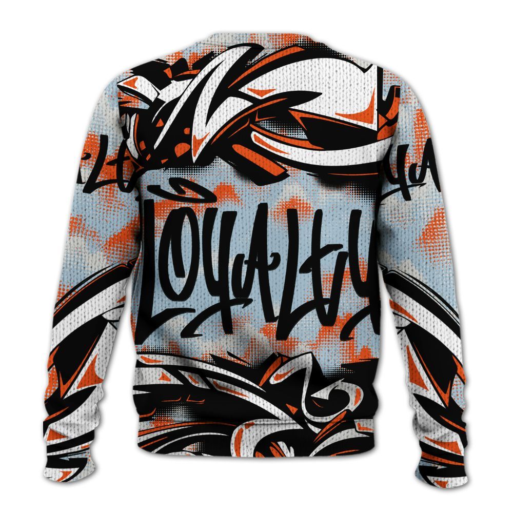 Sweater To Match High OG Alaska 1s - Loyalty Out Value Graffiti Graphic