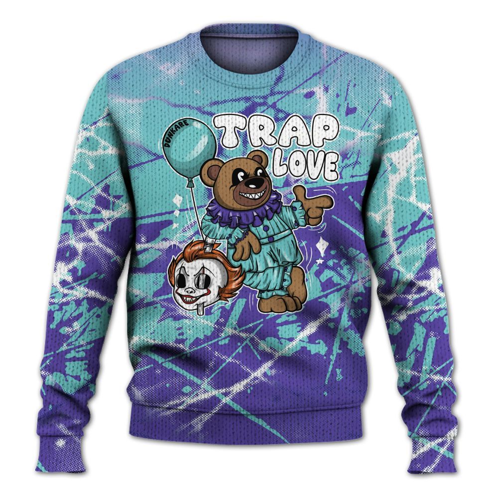 Knitted Sweater To Match Low Hornets 1s - Trap Loves Bear Profound