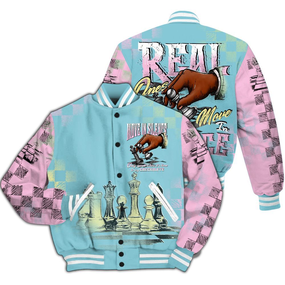 Varsity Jacket To Match SB Dunk Low Visty Chess Move In Silence All Over Print