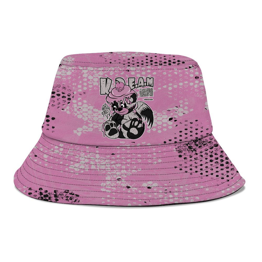 Bucket Hat To Match Neutral Grey Black White Orchid 4s - Loot Bear Graphic