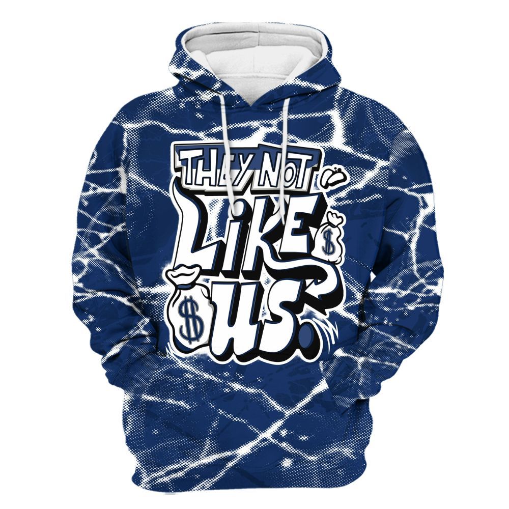 Hoodie To Match High OG Deep Royal Blue 1s - Dislike Us Graphic All Over Print