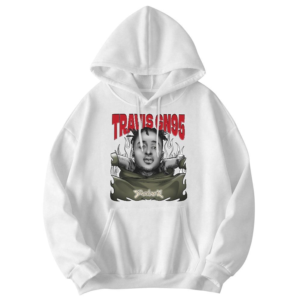 Sweatshirt To Match Travis Scott Low OG Medium Olive 1s - Sweatshirt To Match X Travis_GN95 Graphic