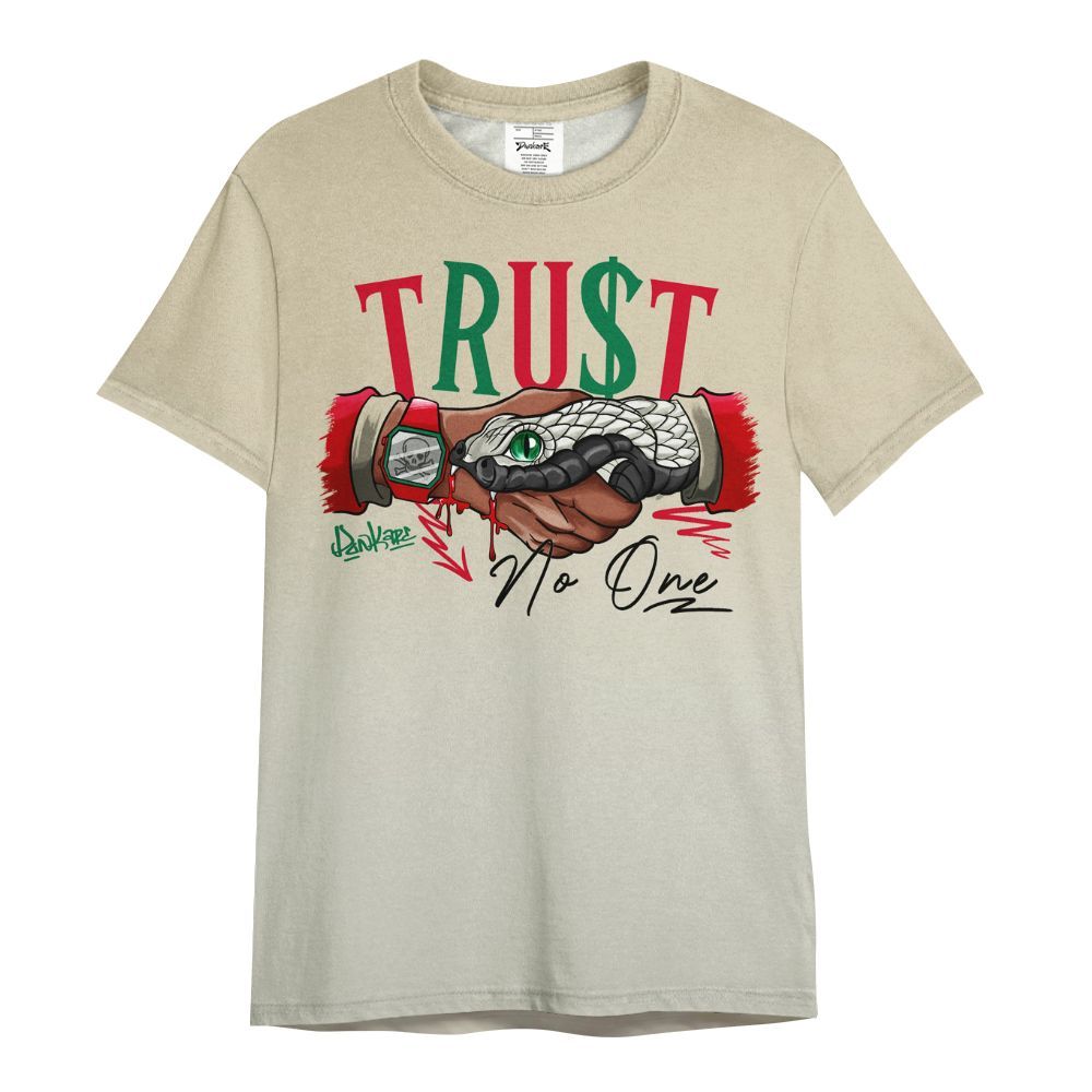 Shirt To Match El Grito 5s - Snake Trust No One Drip All Over Print